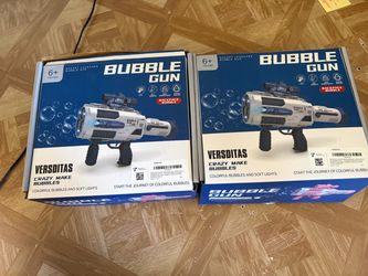 2 Party Bubble Guns Bazooka Pink