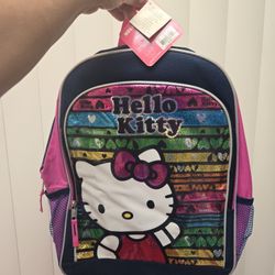 Rainbow Hello Kitty Backpack/ Mochila De Arcoiiris De Hello Kitty 