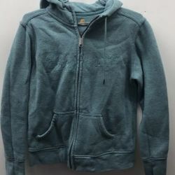 Carhartt Women's Clarksburg Zip-Front Sweatshirt Size M Used Excellent MSRP $55
