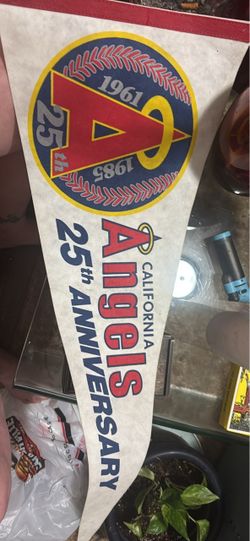 California Angels 25th Anniversary Pennant 1986