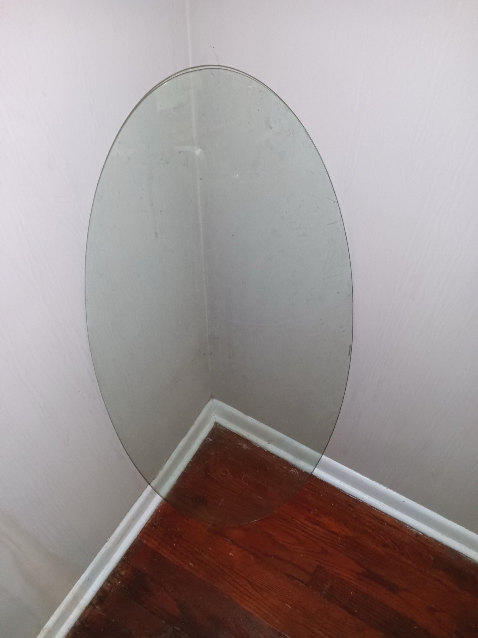 Oval Glass Table Top