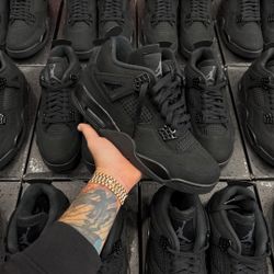 Jordan 4 Black Cats 2025 Men 10, 10.5, 11, 12