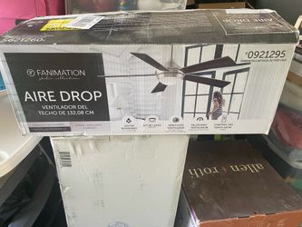 Ventilador con luz de techo nuevo