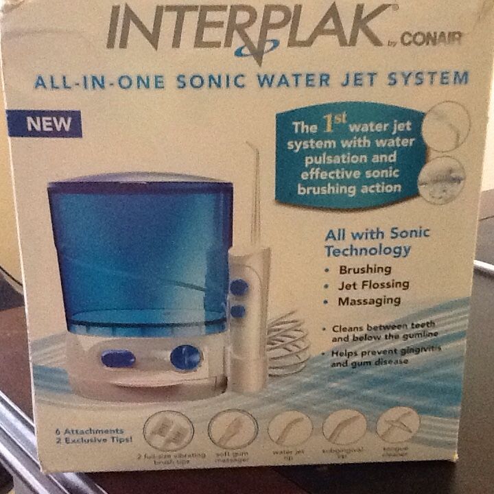 New Interplak by Conair All-in-one sonic water Jet System