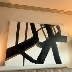 Large Abstract Canvas Painting