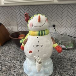Oneida Petite Snowman Drink Dispenser 