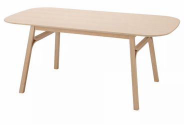 Modern IKEA Dining Table – Light Oak/Bamboo