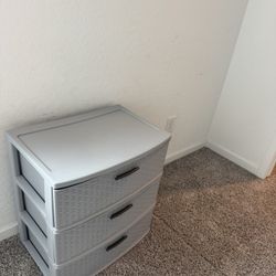 Sterilite 3-Drawer Wide Weave Storage Tower