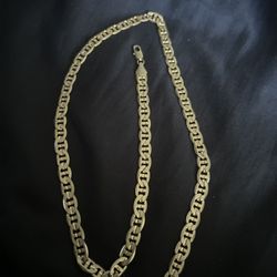 Gold Anchor Chain 18k