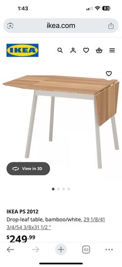 IKEA Drop Leaf Table