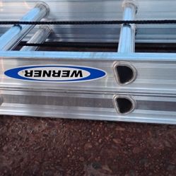 New 24 Foot Aluminum Werner Extension Ladder 
