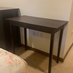 Pub Table - Coffee Bean Color with Bar Wicker Seat For Free