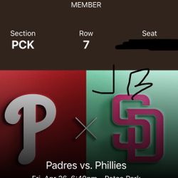 Phillies @ Padres Friday April 26