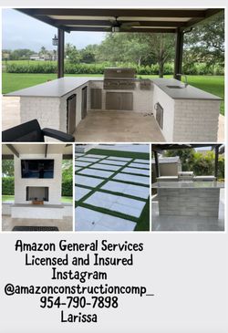 Outdoor Kitchen And Fire tables