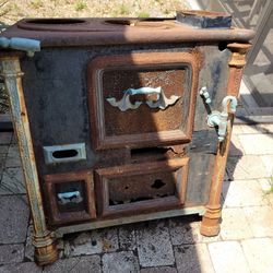 Antique Iron Stove. 