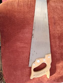 Vintage Nichols Three Hundred Hand Saw 