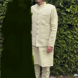 Men’s kurta Jacket Set