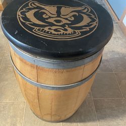 Bucky Barrel 100% Hand Painted