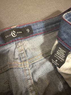 Size 9 distressed jeans