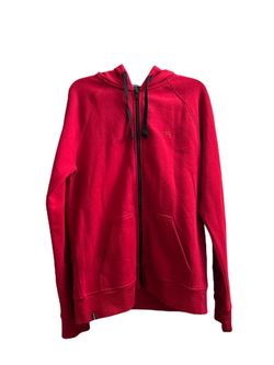 NWT Hawk Young Mens Size M Jester Red Zip-Up Hooded Jacket