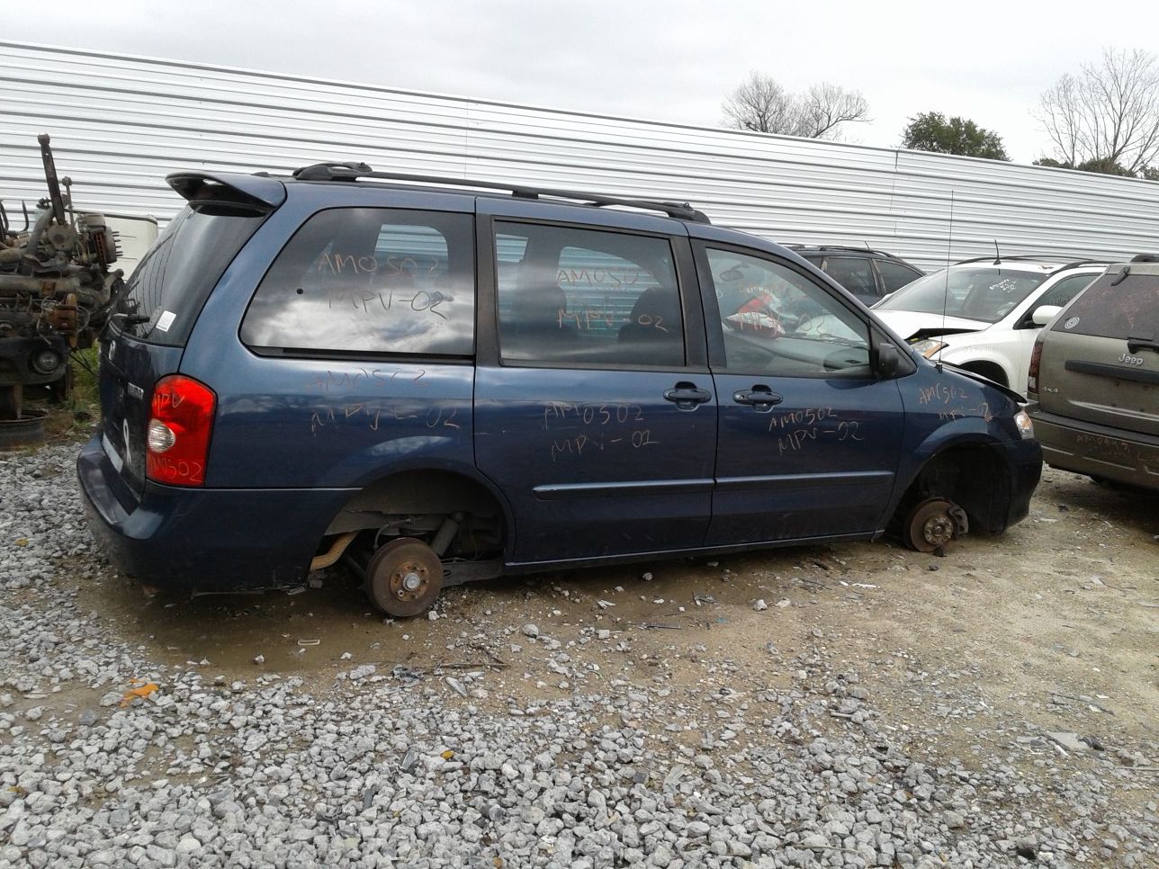 2002 Mazda mpv 3.0 motor for parts only new inventory