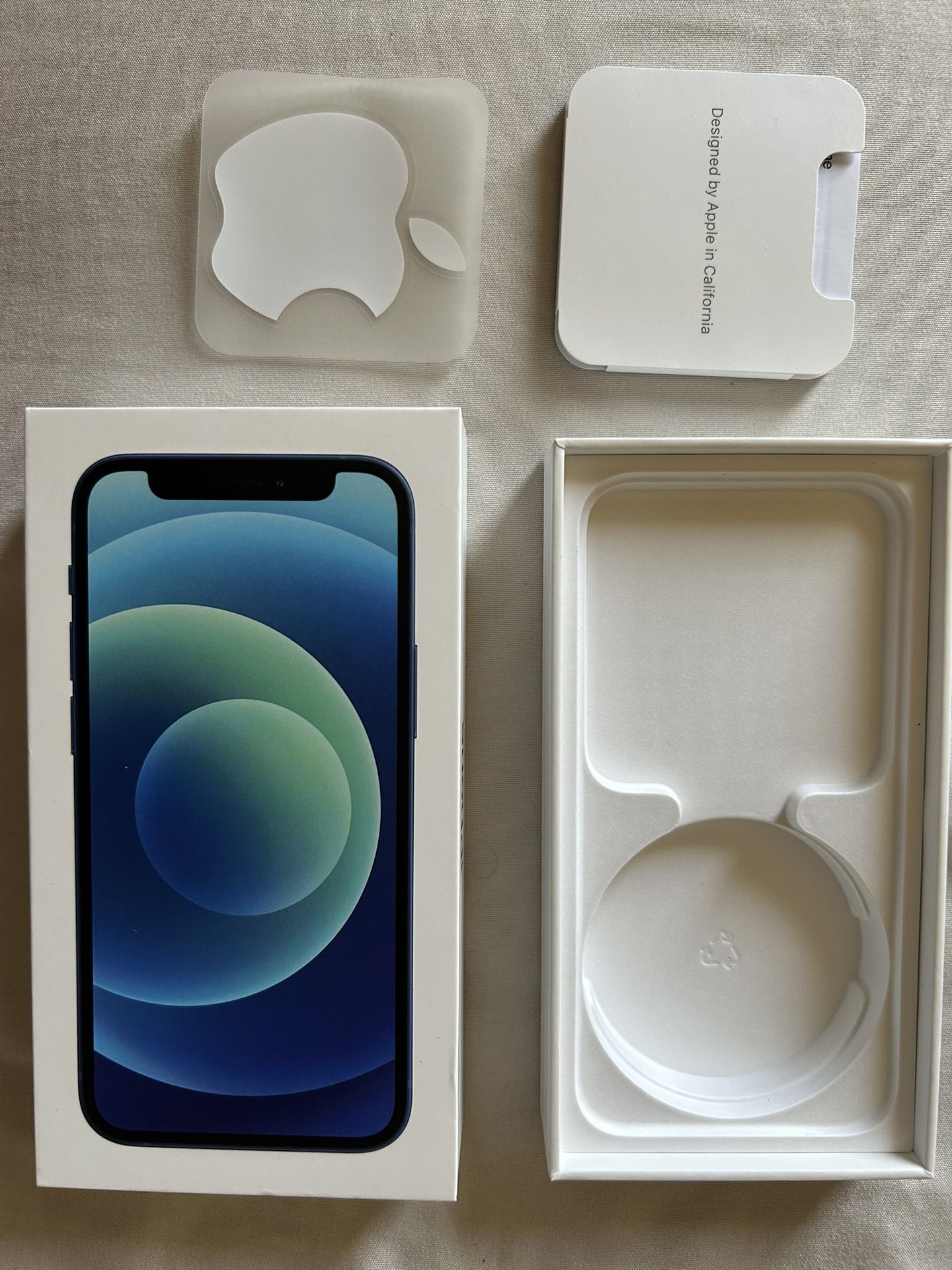 Mini Blue Box iPhone 12 Mini Blue . Empty Box for Sale in El Cajon, CA - OfferUp