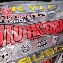 License Plate Cover Kyle Busch NASCAR 