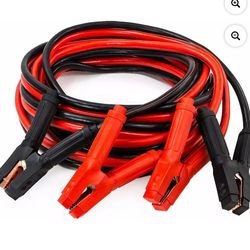 Stark USA Jumper Cable Heavy Duty 0-Gauge - 600 Amp, Parrot Jaws - 25 Ft, Red, 21515/1