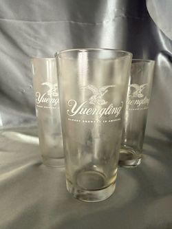 Yuengling Pint Beer Glasses Set of 3