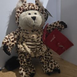 Starbucks 40th Edition Leopard  Bearista Bear, Vintage 2005