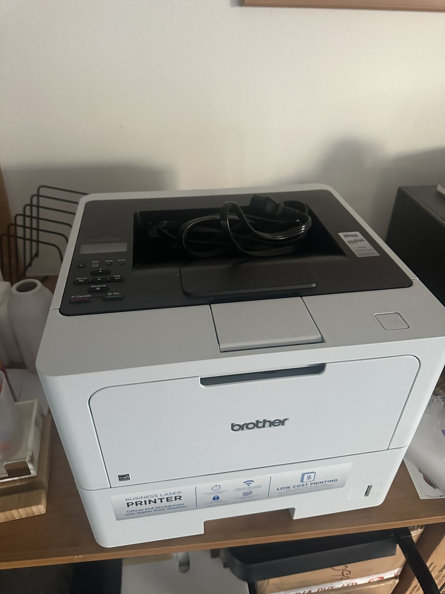 Brother® HL-L6210DW Wireless Business Laser Monochrome Printer