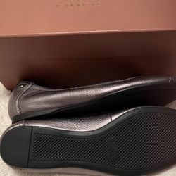 Coach Chelsea Gunmetal Flats