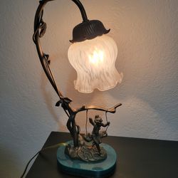 Vintage Tiffany Style Table Lamp