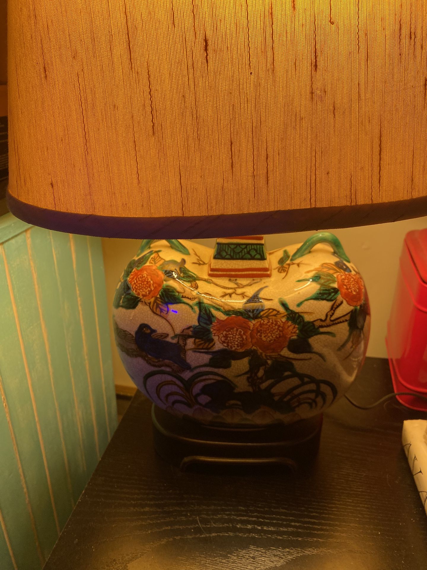 Asian Oriental Chinese vintage lamp
