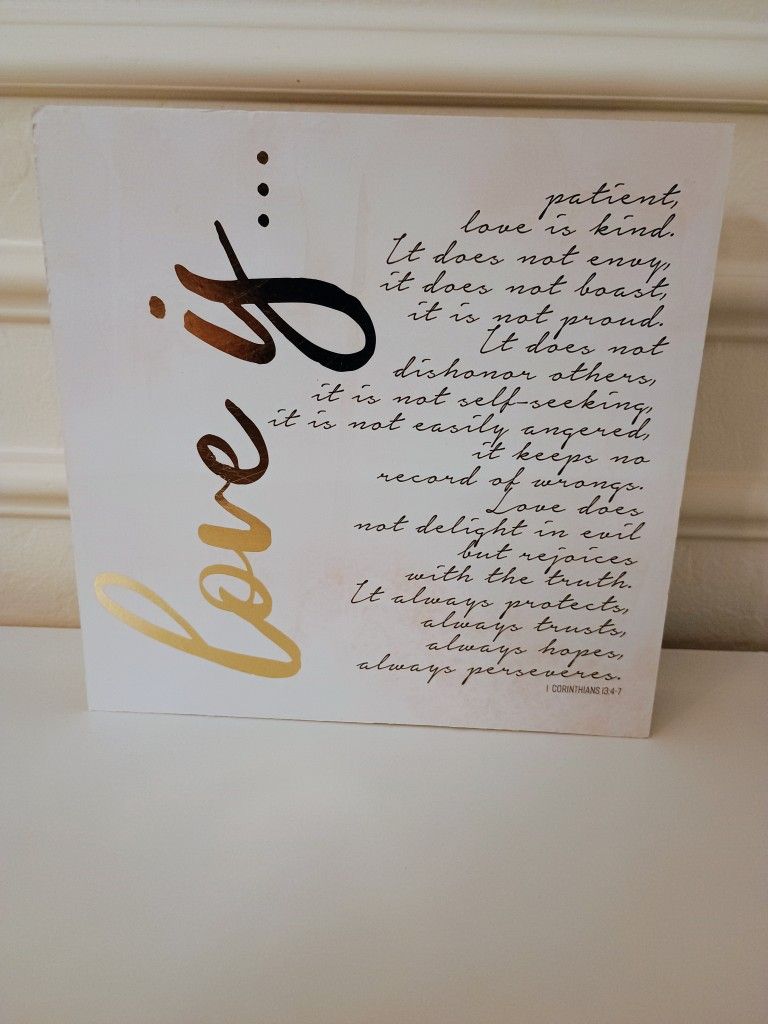 Decorative Wood Sign