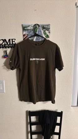 Vintage 00s Camo Quicksliver Surf Shirt M