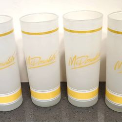 Vintage McDonalds Frosted Glasses