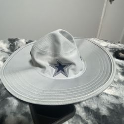Dallas Cowboys Sun Hat Gray Wide Brim NFL Official Lightweight Outdoor Cap 