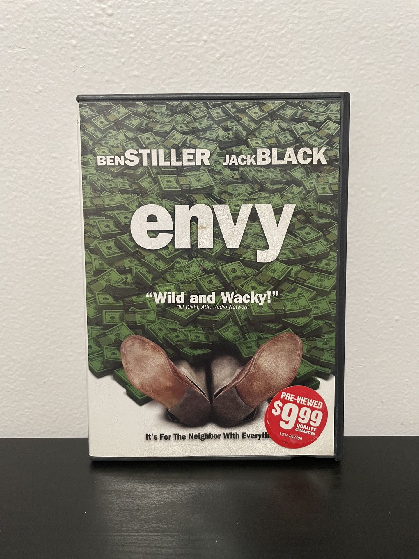 Envy DVD Movie Ben Stiller Jack Black Comedy Blockbuster Widescreen + Full 2003