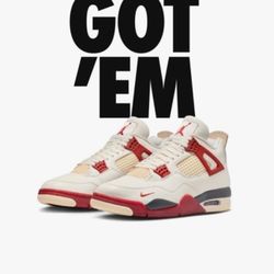 Nigel Sylvester x Air Jordan 4 OG Sail “Brick After Brick” Size 8 DS
