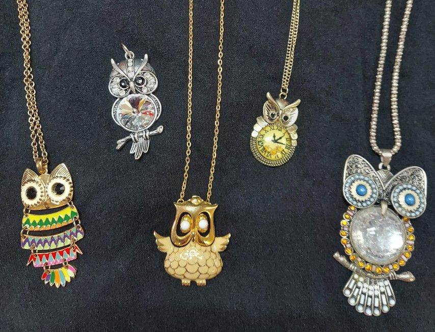 Owl Necklace Collection