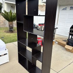 Brown Espresso Book Shelf 