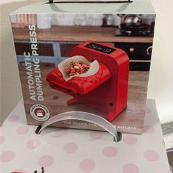 Electric Automatic Dumpling Maker Machine Red Brand New in Box