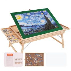 Puzzle Table - Puzzle Board 4 Drawer