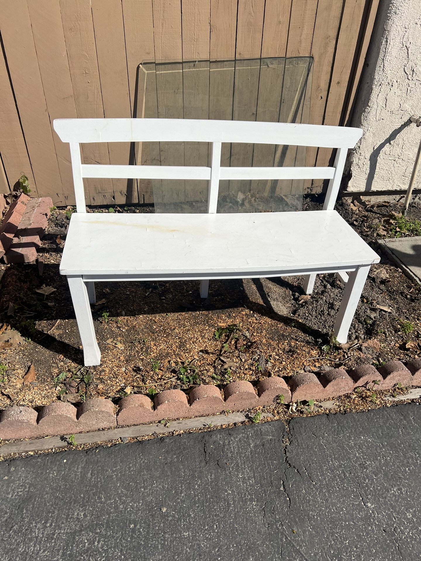 Free White Bench for Sale in Tustin, CA OfferUp