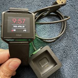 Fitbit Blaze Black With Charger