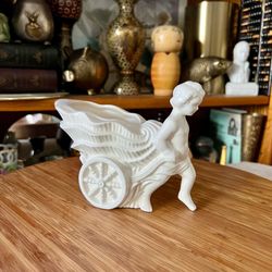 Vintage Ceramic Cherub Planter