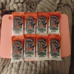 Topps 2025  Update Series 36 Card Packs  Lot Of 8