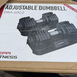Keppi Adjustable Dumbbells set 60lbs