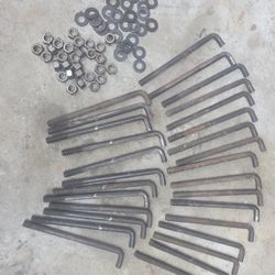 8" Anchor Bolts, Nuts and Washers (29)